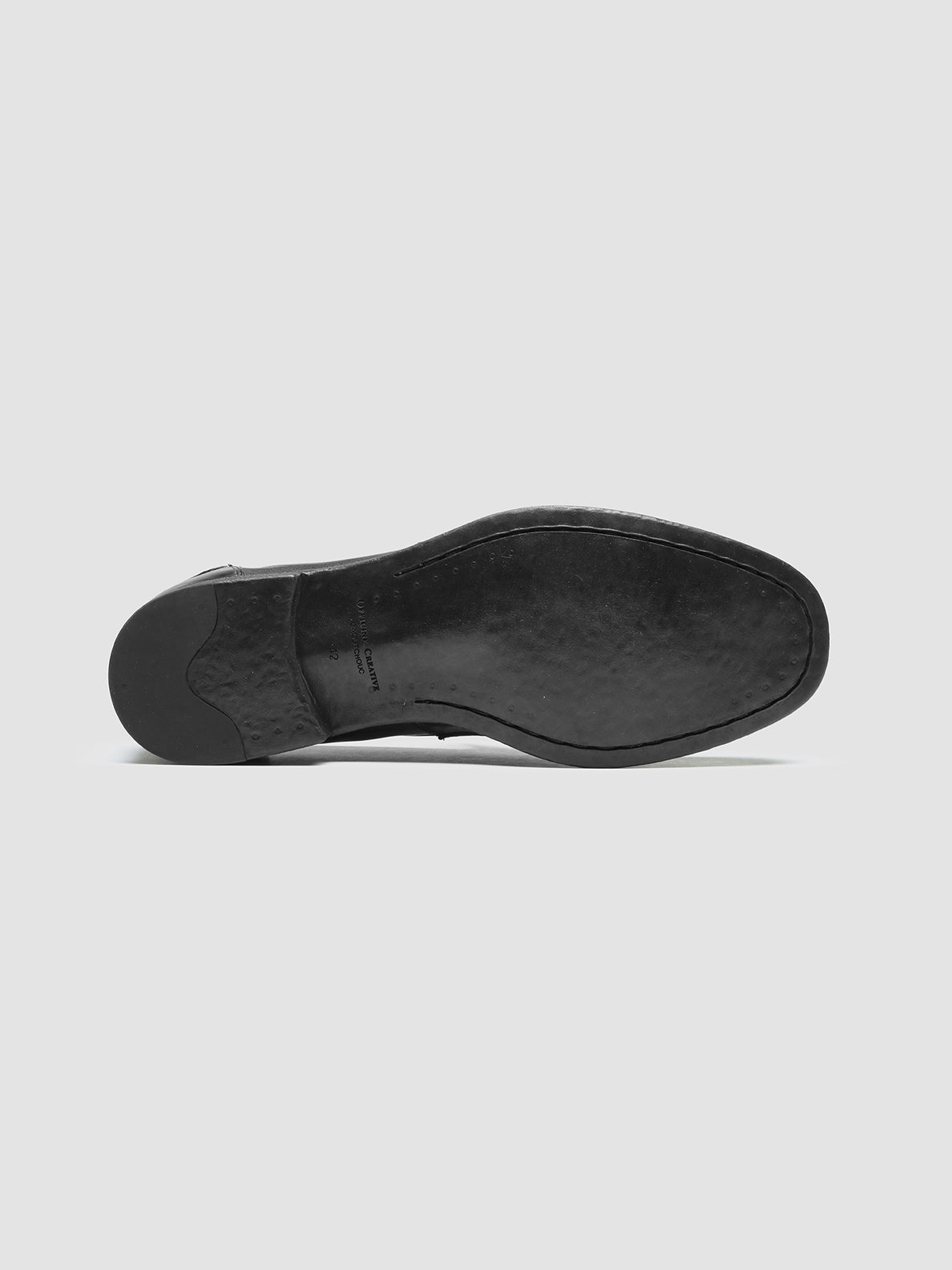 Officine Creative CHRONICLE 144 Mocassini Penny Loafer in Pelle Nera Negozi Online