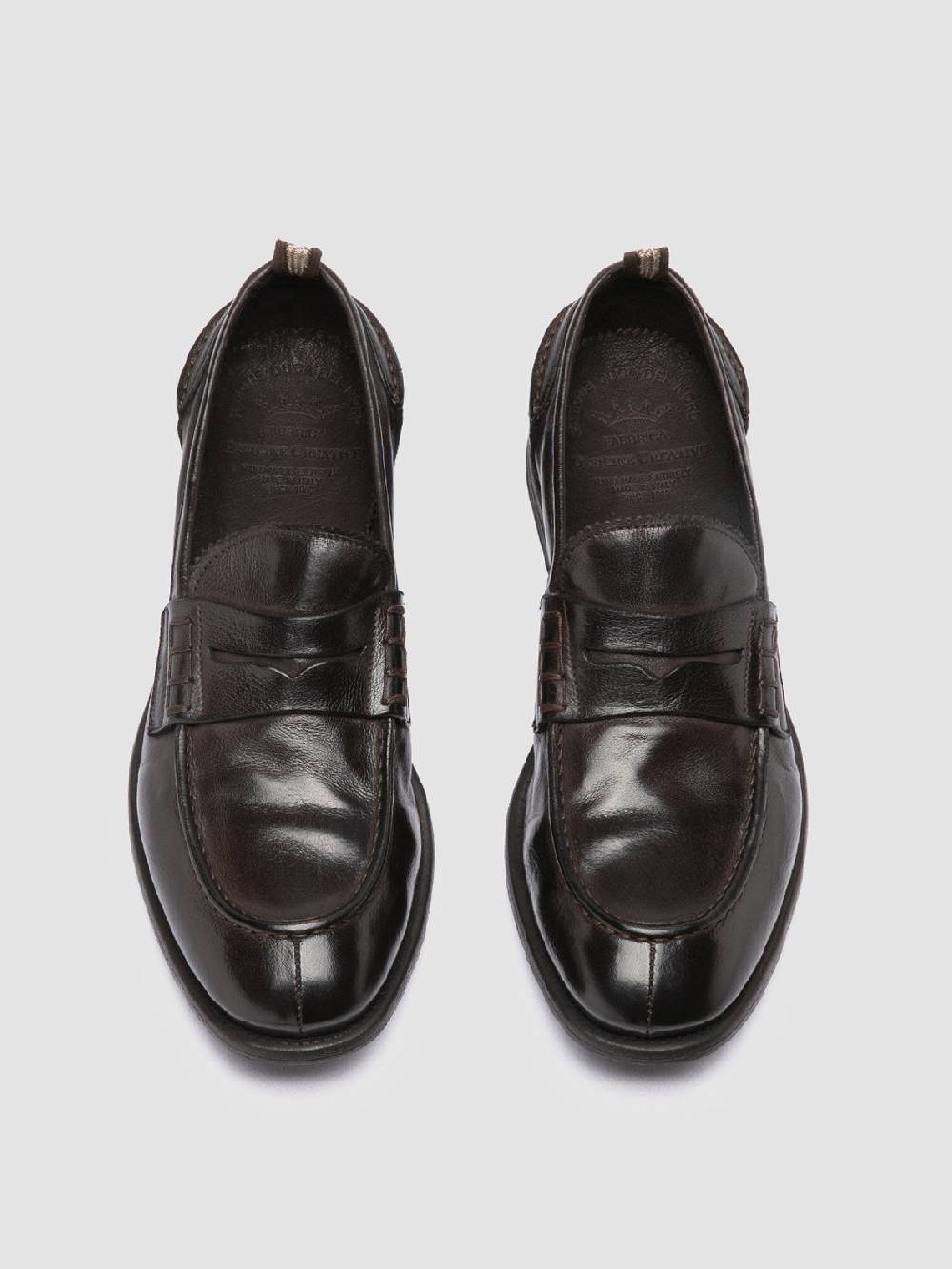 Officine Creative CHRONICLE 144 Mocassini Penny Loafer in Pelle Marrone Acquista Ora
