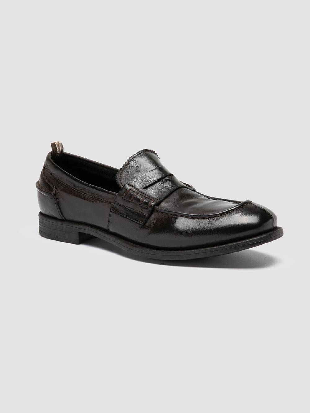 Officine Creative CHRONICLE 144 Mocassini Penny Loafer in Pelle Marrone Acquista Ora