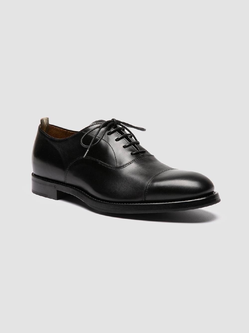 Officine Creative CONSULTANT 003 Oxford in Pelle Nera Consegna Veloce