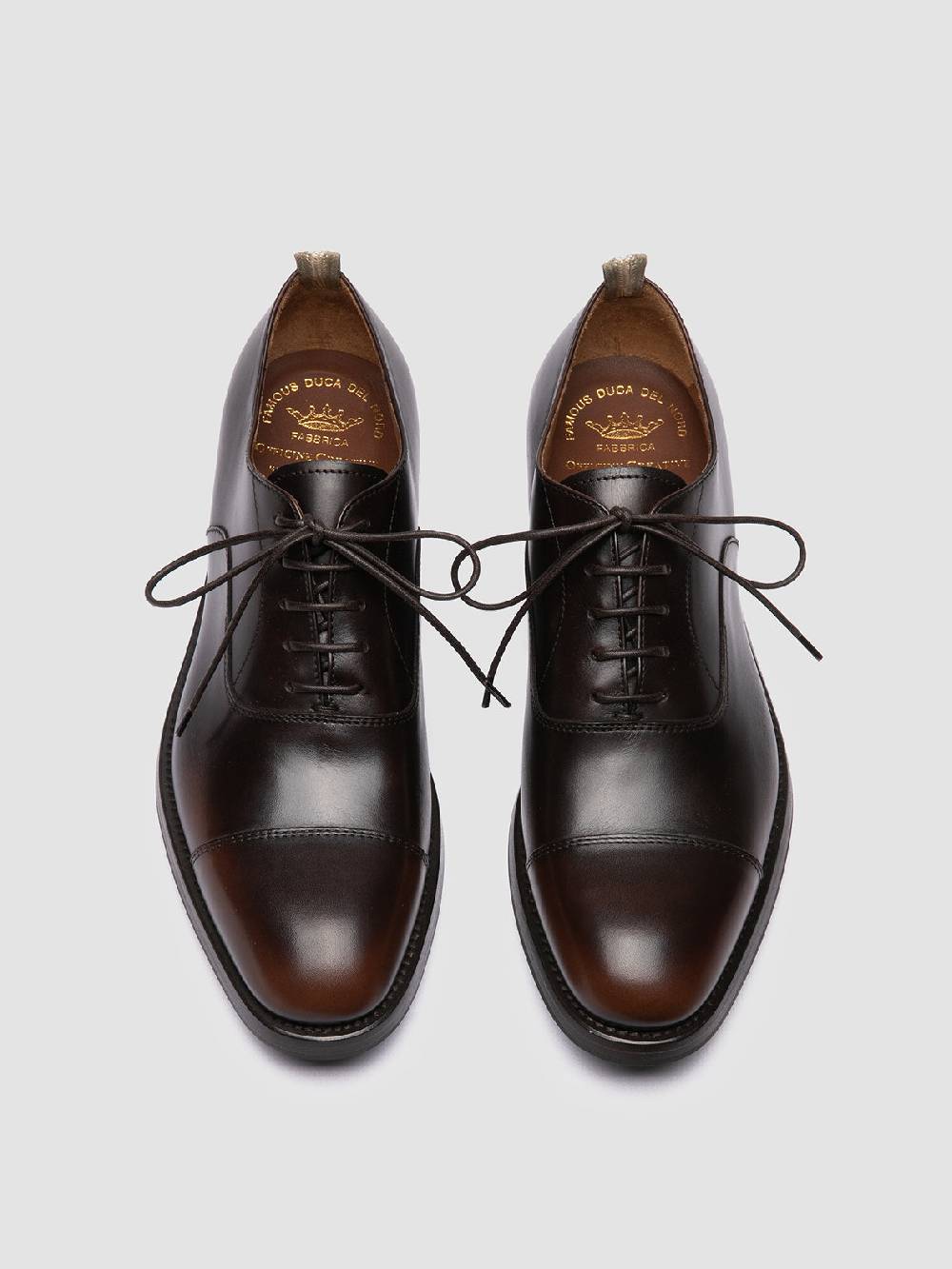 Officine Creative CONSULTANT 003 Oxford in Pelle Marrone Promozione Limitata