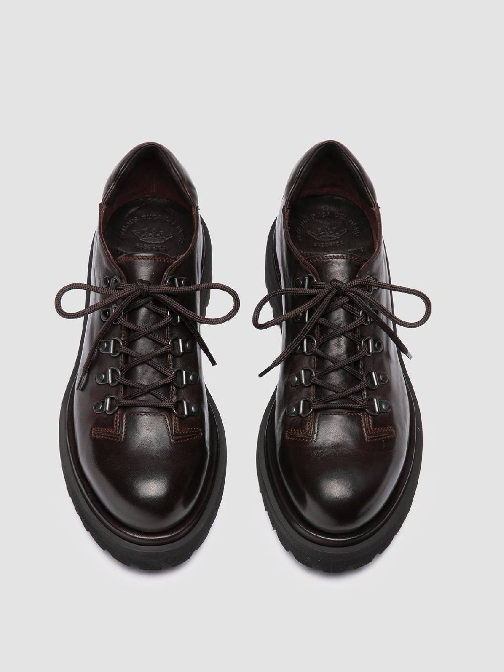 Officine Creative EVENTUAL DD 105 Derby in Pelle Marrone Sottocosto