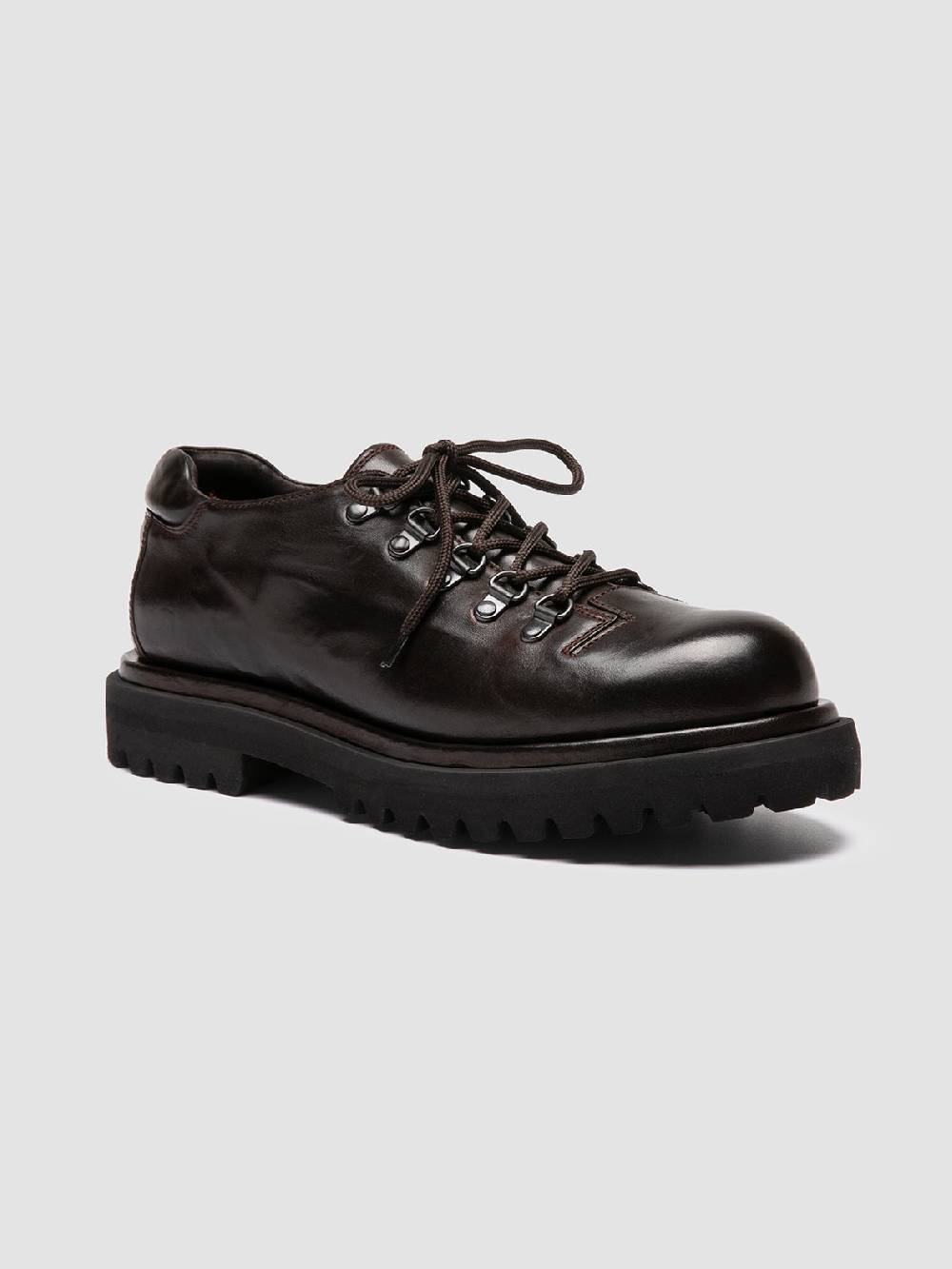 Officine Creative EVENTUAL DD 105 Derby in Pelle Marrone Sottocosto