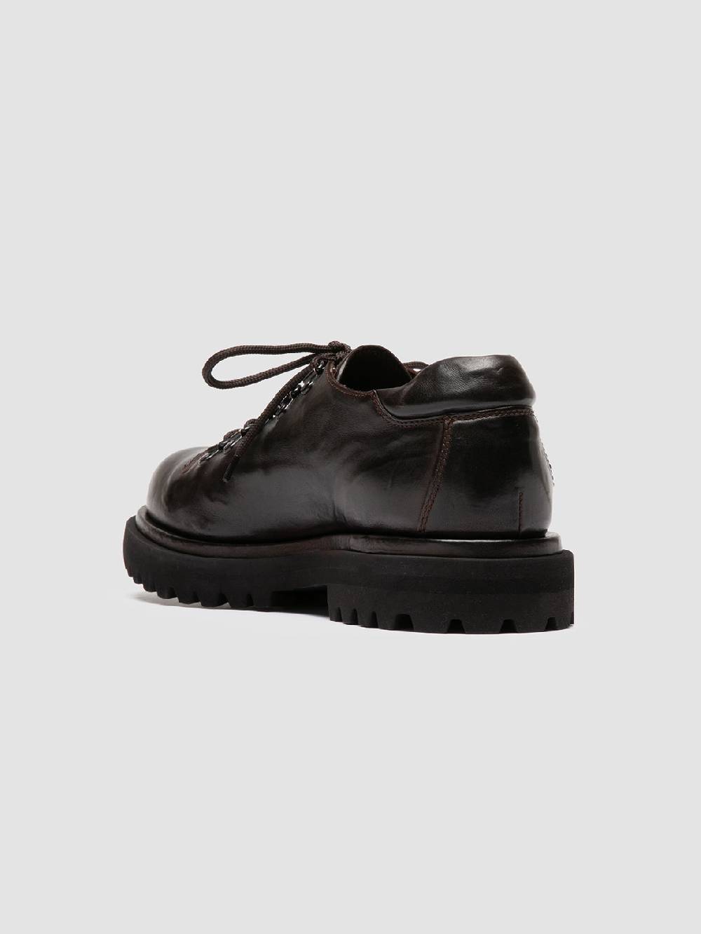 Officine Creative EVENTUAL DD 105 Derby in Pelle Marrone Sottocosto