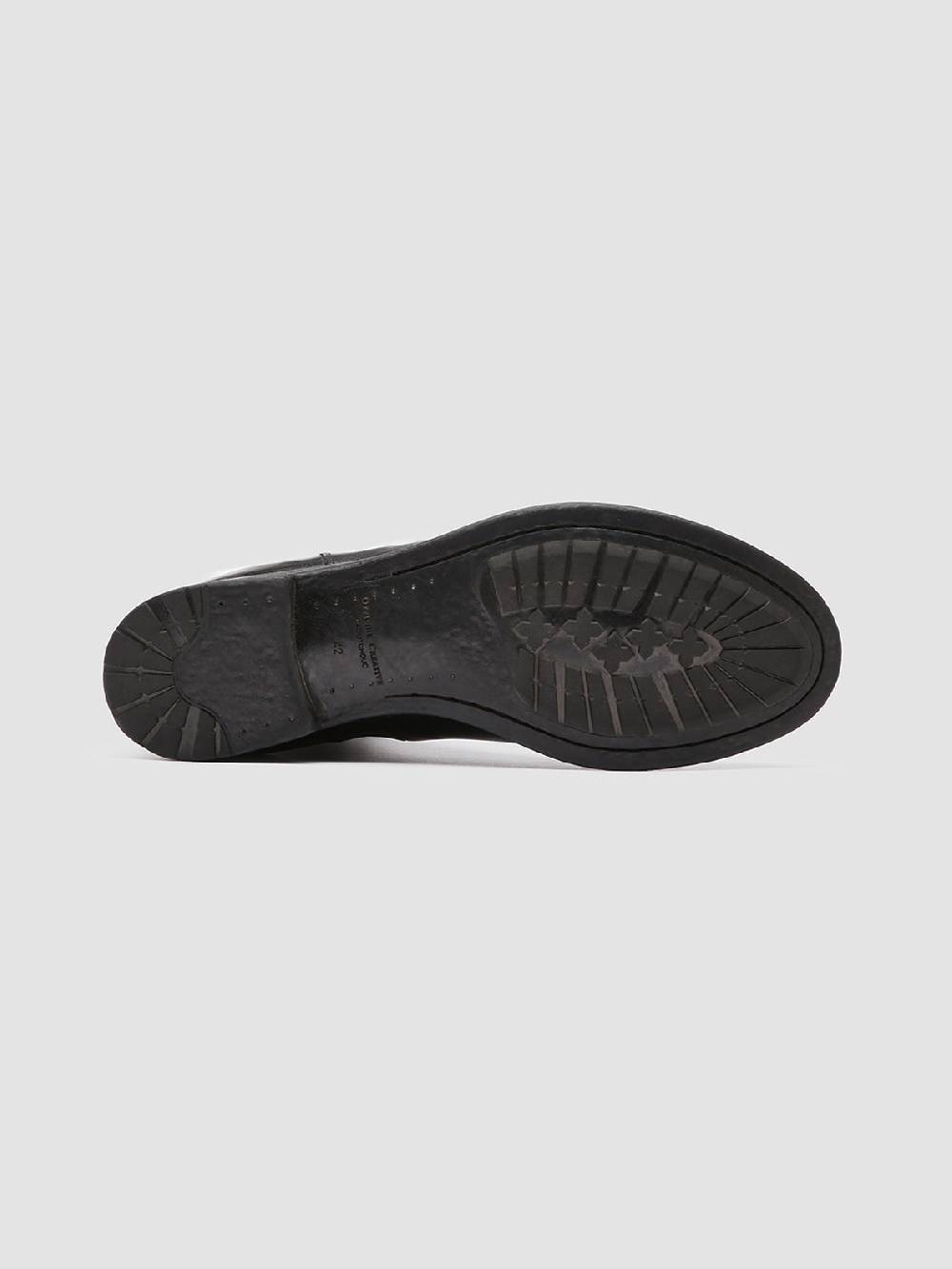 Officine Creative HIVE 007 Stivaletti Chelsea in Pelle Nera Economico