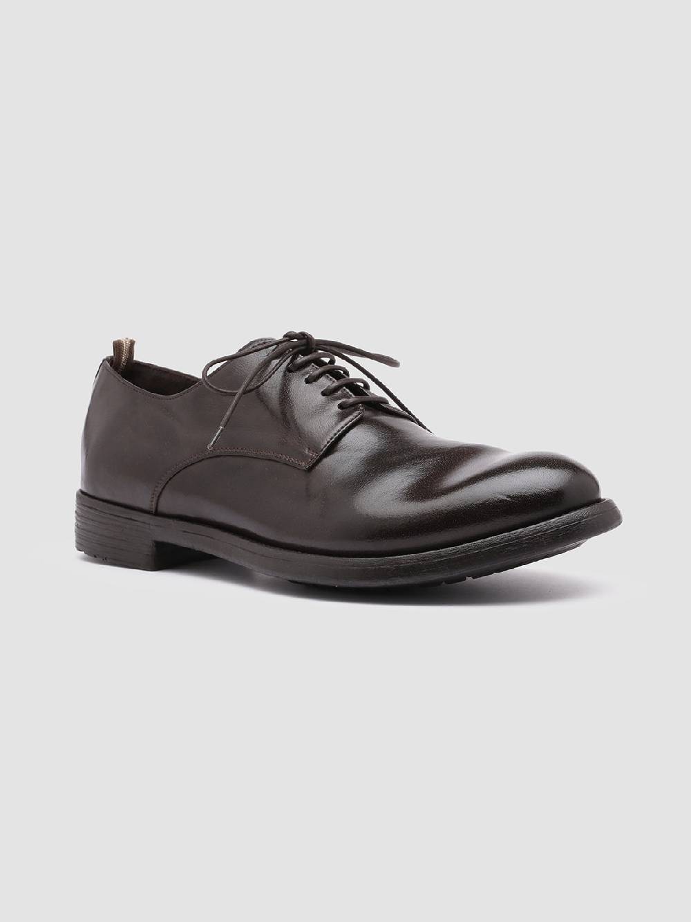 Officine Creative HIVE 008 Derby in Pelle Marrone Outlet