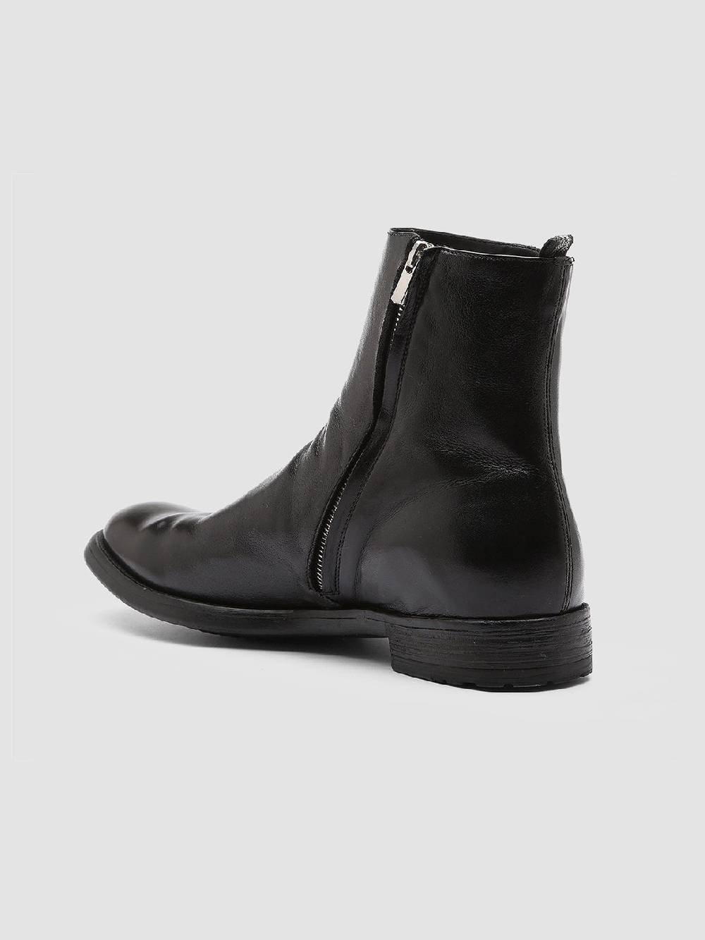Officine Creative HIVE 010 Stivali in Pelle Nera In Vendita
