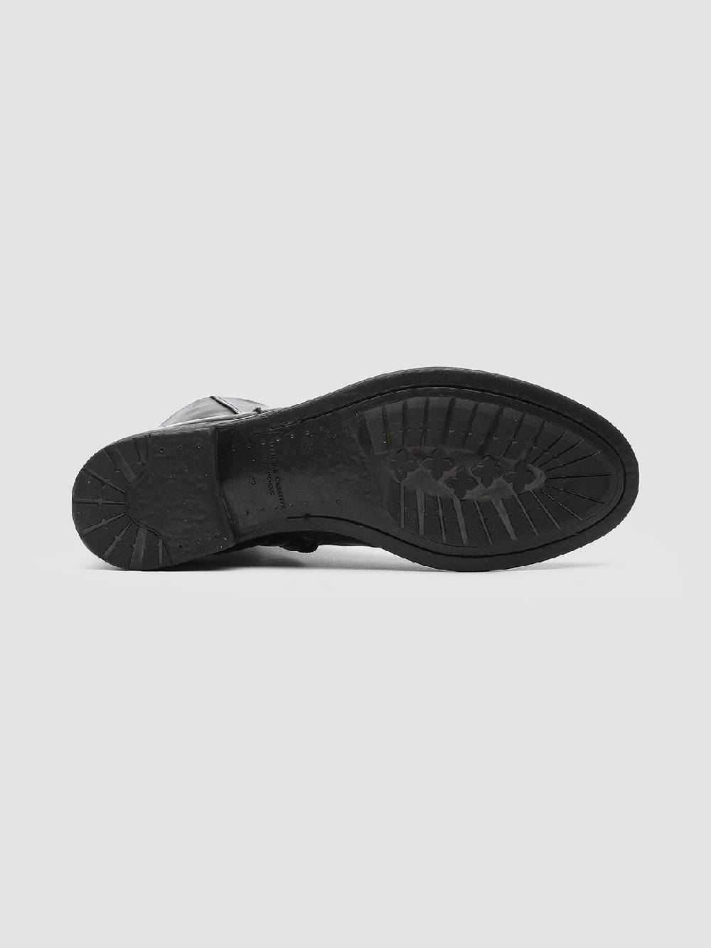 Officine Creative HIVE 010 Stivali in Pelle Nera In Vendita
