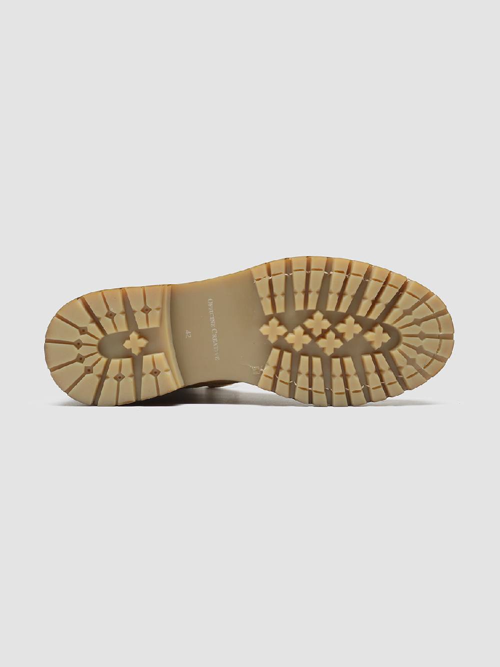 Officine Creative BOSS 002 Stivali Stringati in Pelle e Camoscio Marrone Hotsell