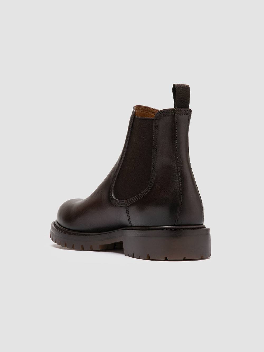 Officine Creative BOSS 004 Stivaletti Chelsea in Pelle Marrone Vendita Economica