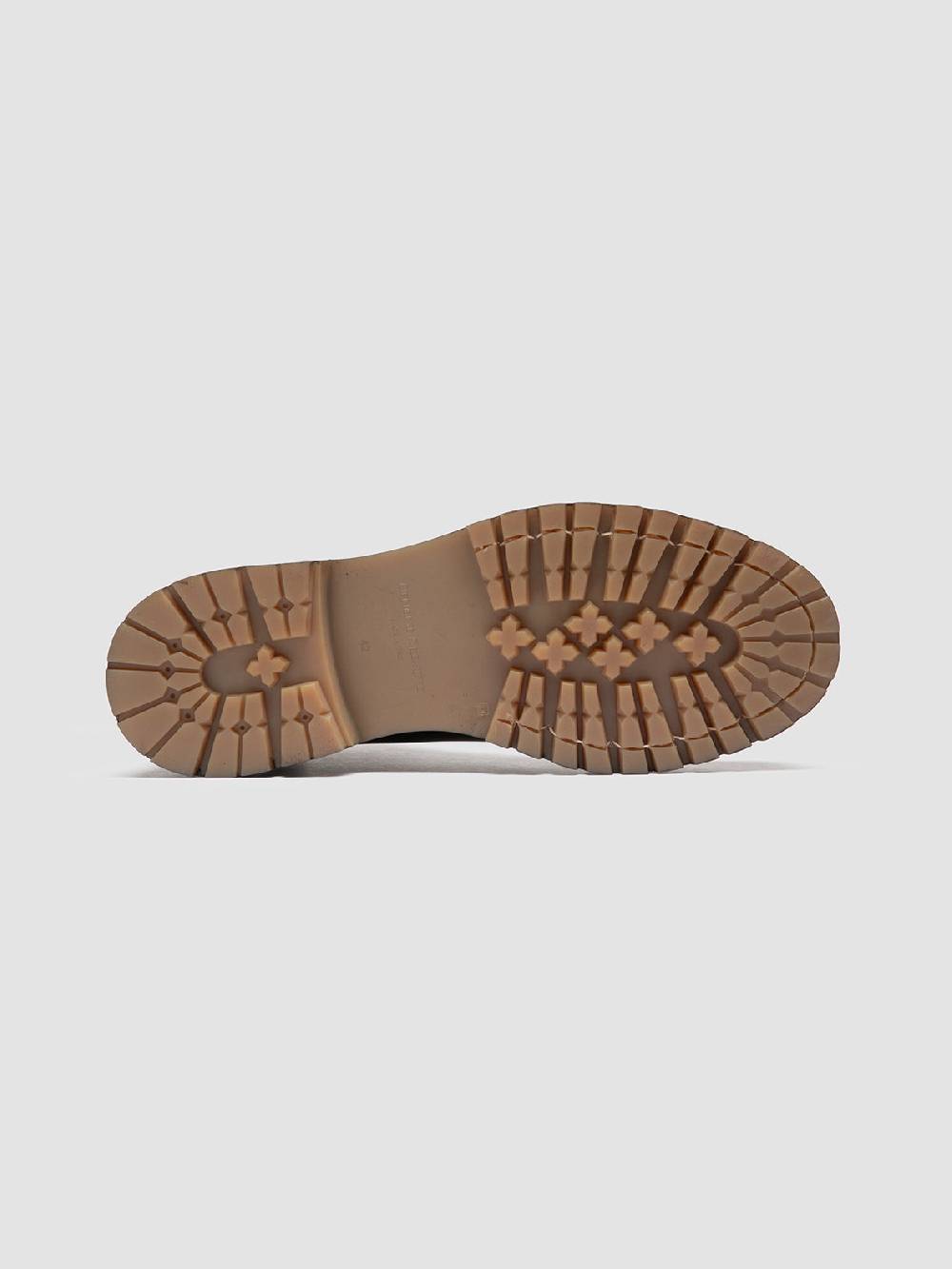Officine Creative BOSS 004 Stivaletti Chelsea in Pelle Marrone Vendita Economica