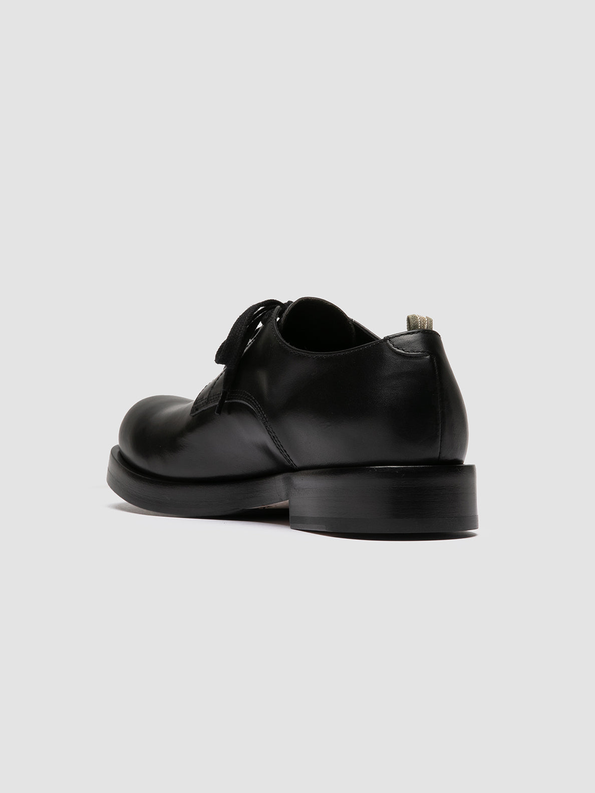 Officine Creative BULLA 001 Derby in Pelle Nera In Saldo