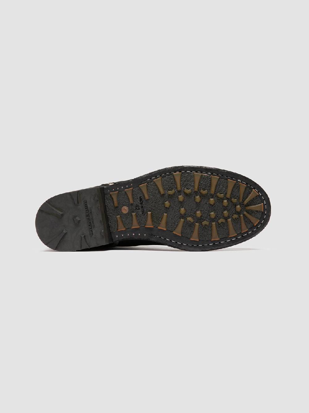 Officine Creative BULLA DD 106 Stivali con Zip in Pelle Nera Offerta speciale