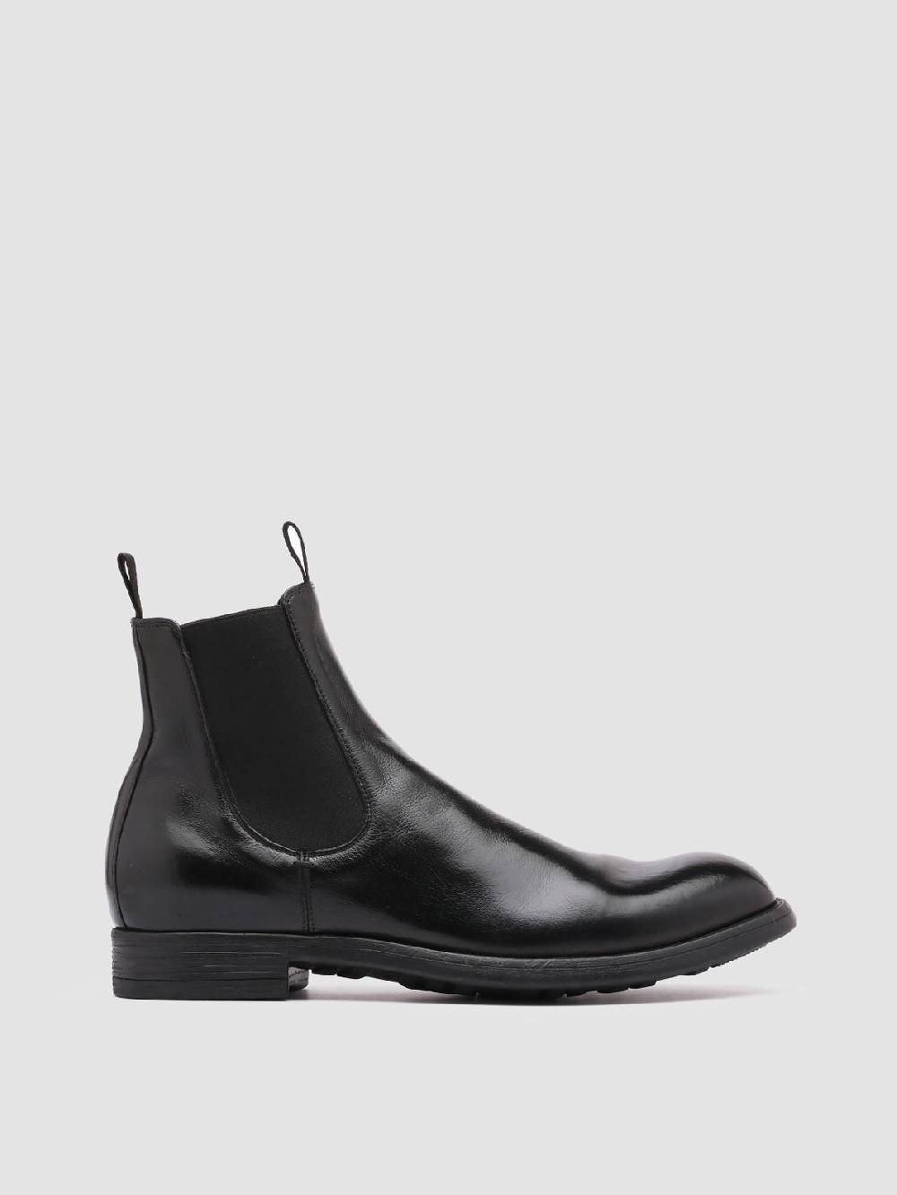 Officine Creative CHRONICLE 002 Stivaletti Chelsea in Pelle Nera Comprare a buon mercato