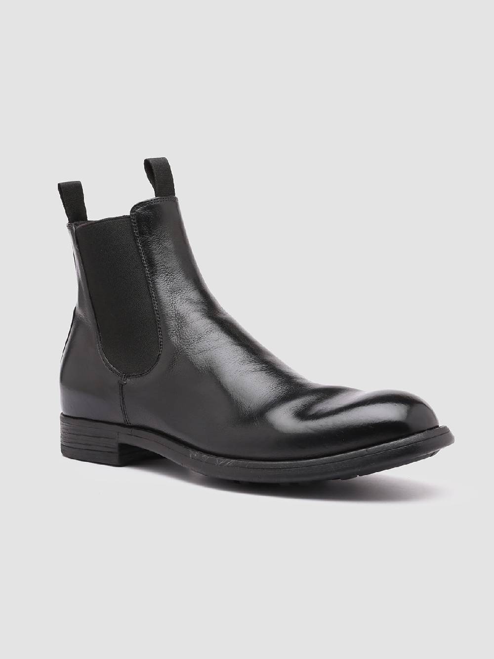 Officine Creative CHRONICLE 002 Stivaletti Chelsea in Pelle Nera Comprare a buon mercato