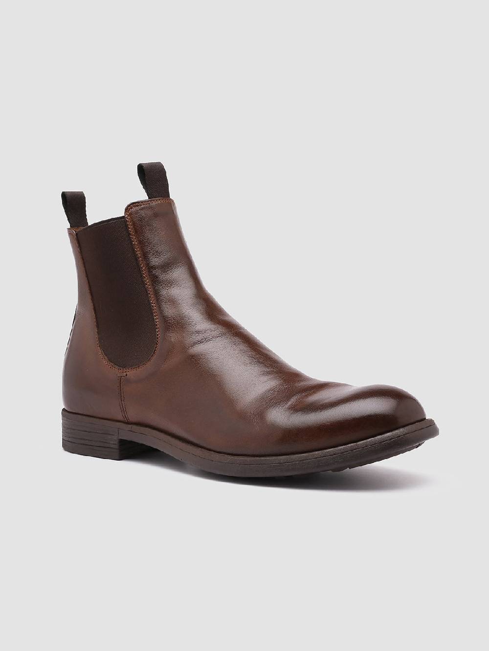 Officine Creative CHRONICLE 002 Stivaletti Chelsea in Pelle Marrone Grande vendita