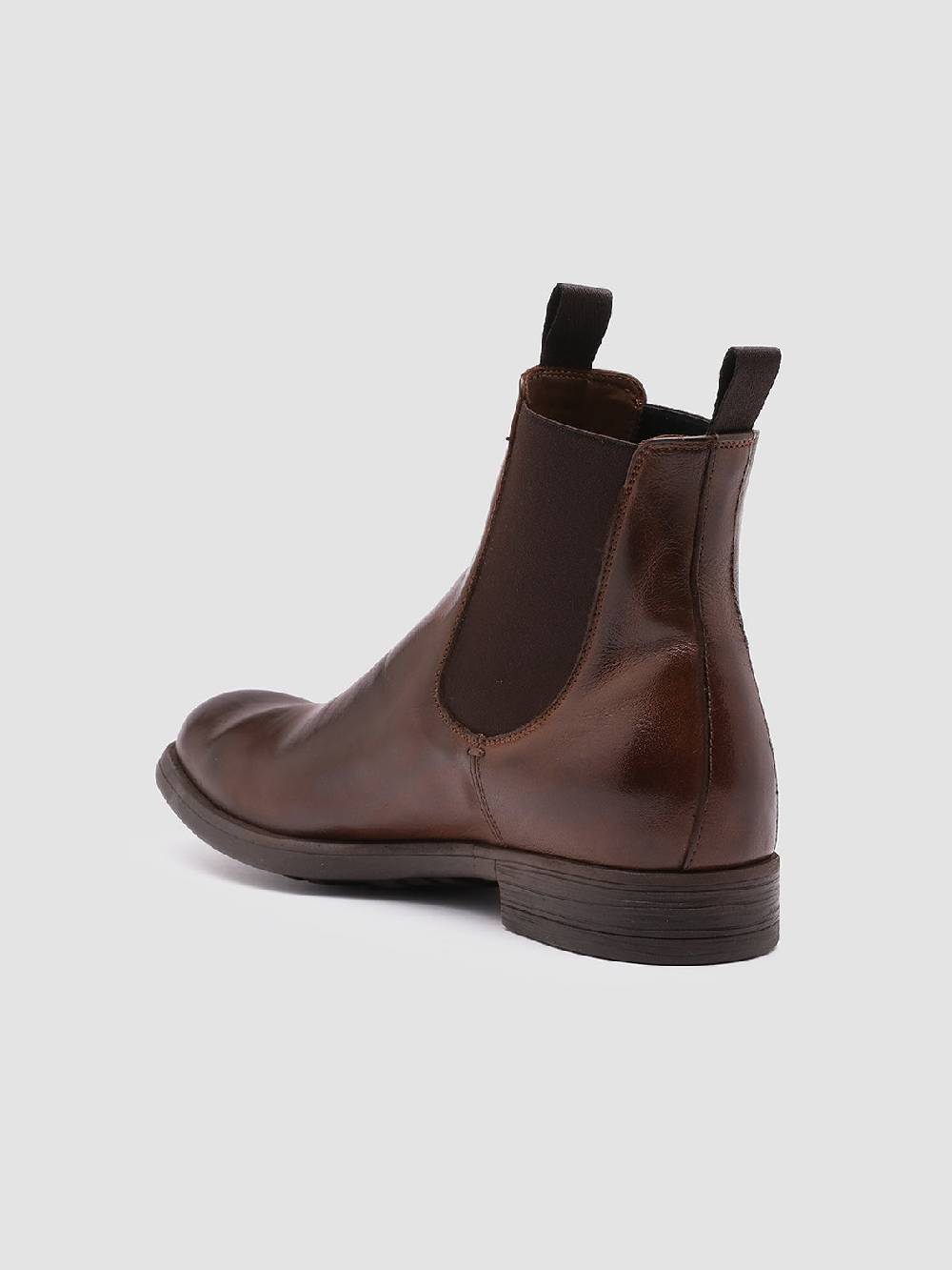 Officine Creative CHRONICLE 002 Stivaletti Chelsea in Pelle Marrone Grande vendita