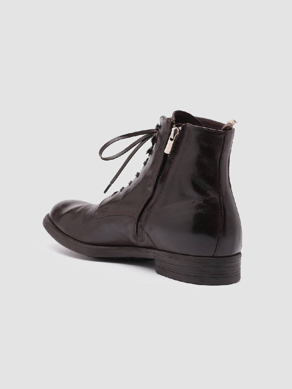 Officine Creative CHRONICLE 004 Stivaletti in Pelle Marrone Fornitura limitata