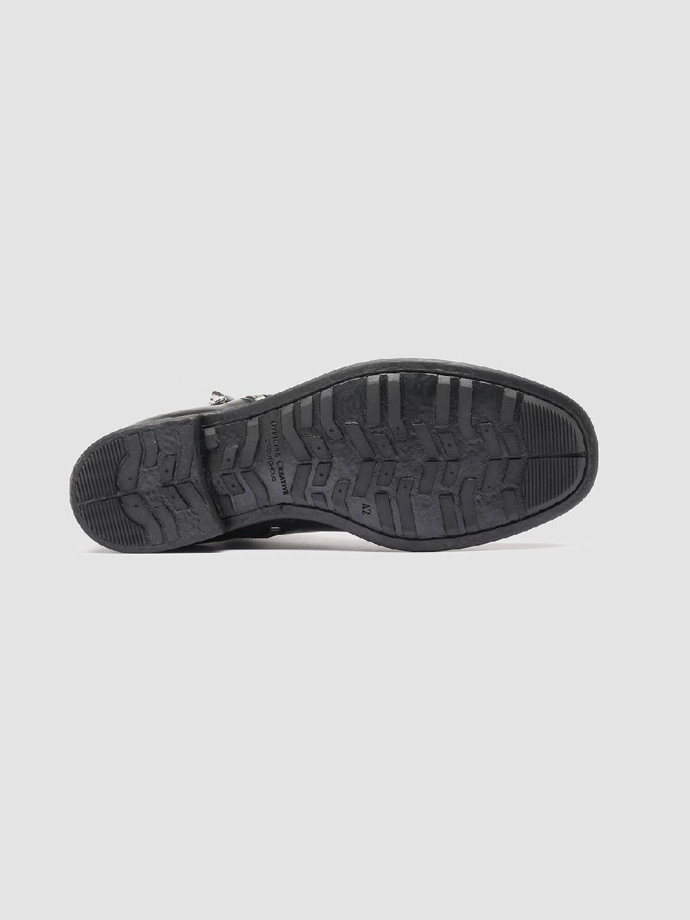 Officine Creative CHRONICLE 042 Stivaletti in Pelle Nera Shopping online
