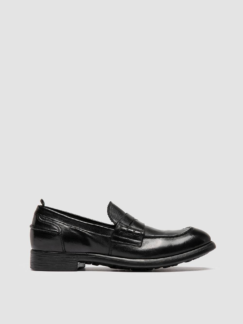 Officine Creative CHRONICLE 056 Mocassini Penny in Pelle Nera Offerta esclusiva