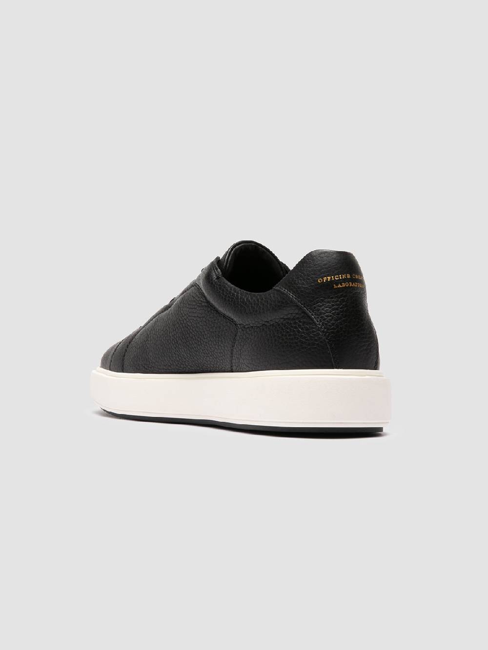 Officine Creative SLOUCH 001 Sneaker Basse in Pelle Nera Black Friday