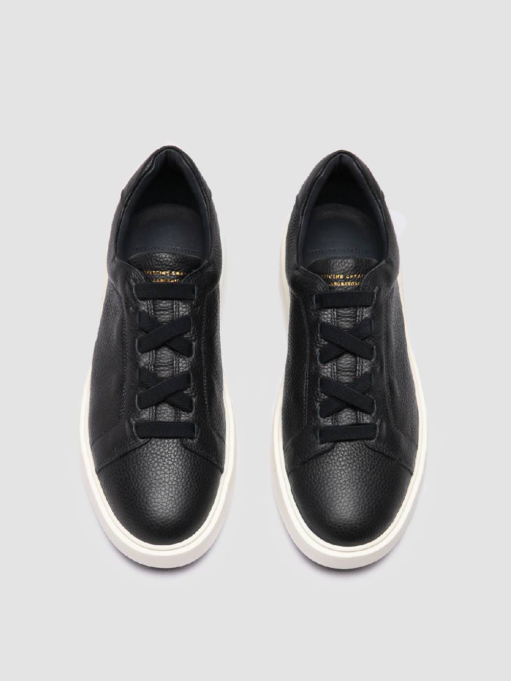 Officine Creative SLOUCH 001 Sneaker Basse in Pelle Blu Cyber Monday