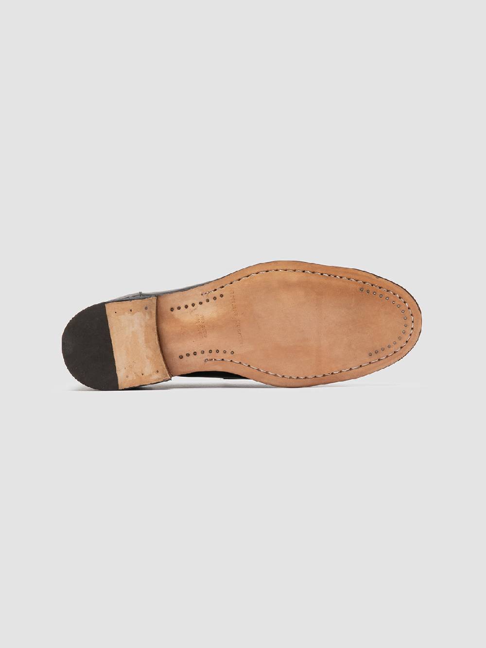 Officine Creative SOLITUDE 001 Mocassini Penny in Pelle Nera Offerta Pasqua