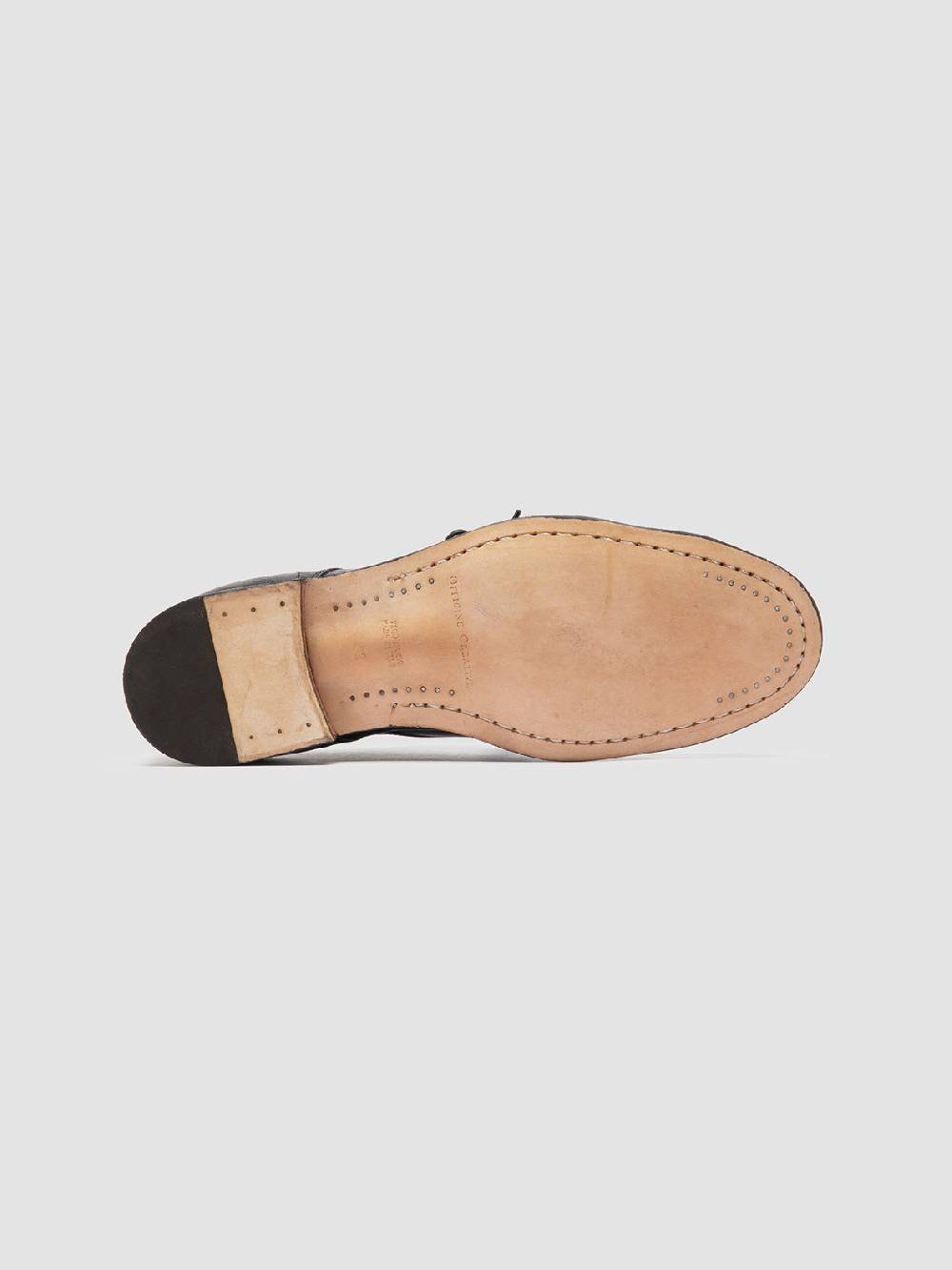 Officine Creative SOLITUDE 002 Scarpe Derby in Pelle Nera Offerta per la Festa della Mamma
