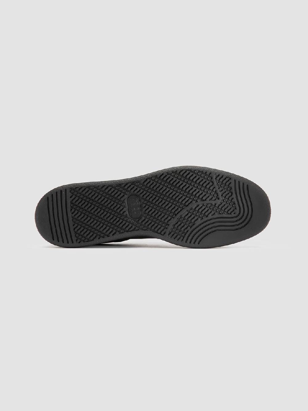 Officine Creative THE ANSWER 004 Sneaker Alte in Camoscio e Pelle Nera Nuovi prodotti