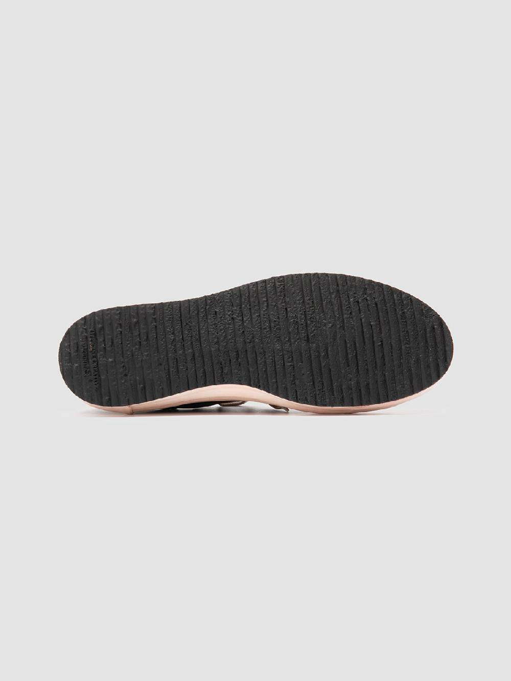 Officine Creative MES DD 001 Sneaker Basse in Pelle Marrone Offerte speciali