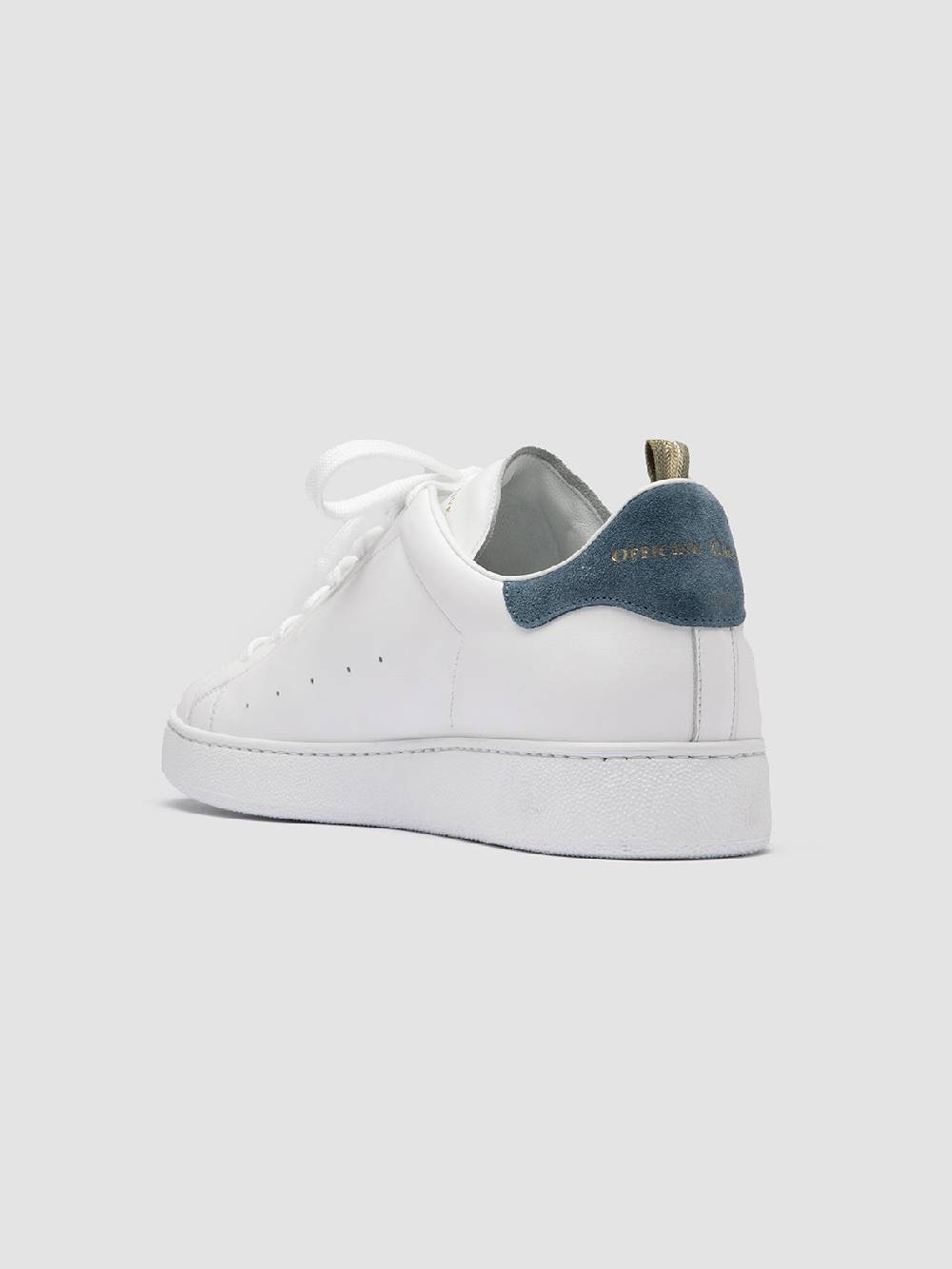 Officine Creative MOWER 002 Sneakers Basse in Pelle e Camoscio Bianca Super Saving Price