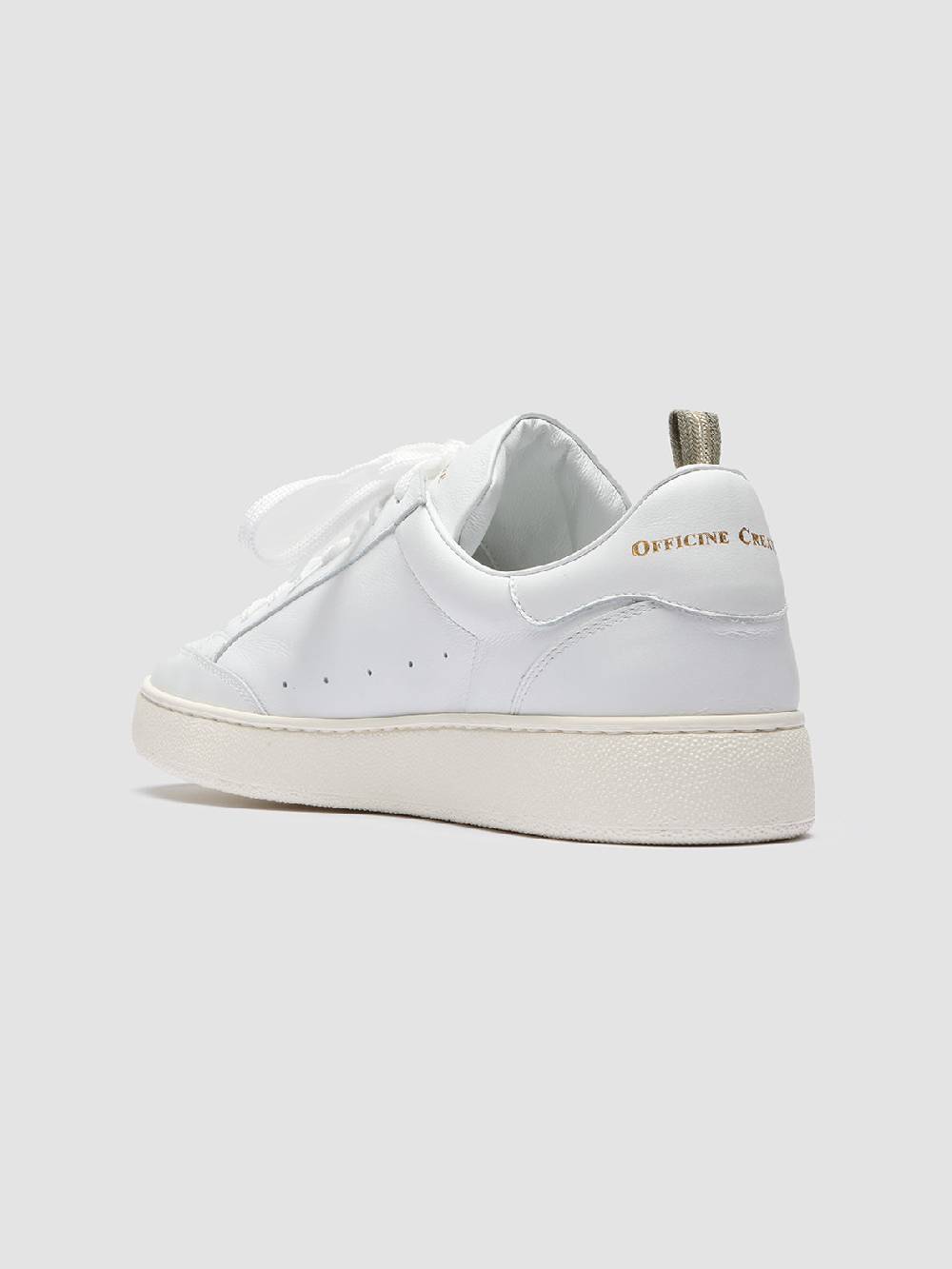 Officine Creative MOWER 007 Sneakers in Pelle Bianca Ultimi tre giorni