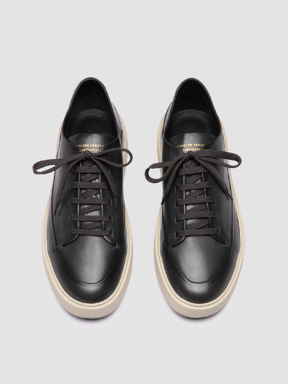 Officine Creative RELEASE 001 Sneaker Basse in Pelle Grigia Only for today