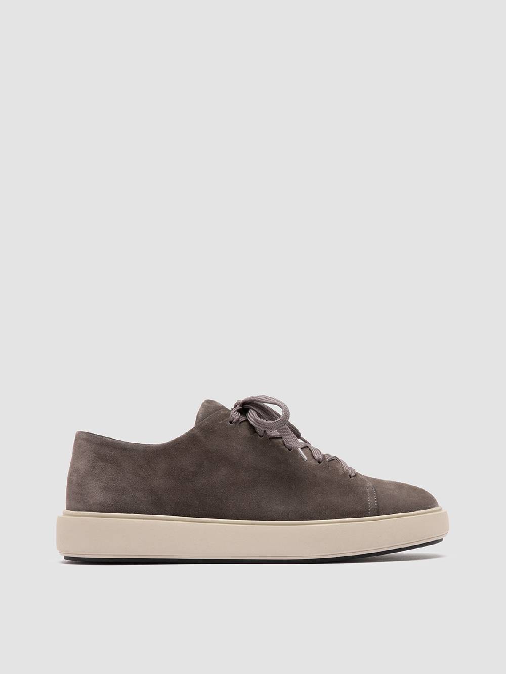 Officine Creative REMASTER 001 Sneaker Basse in Pelle Scamosciata Grigia