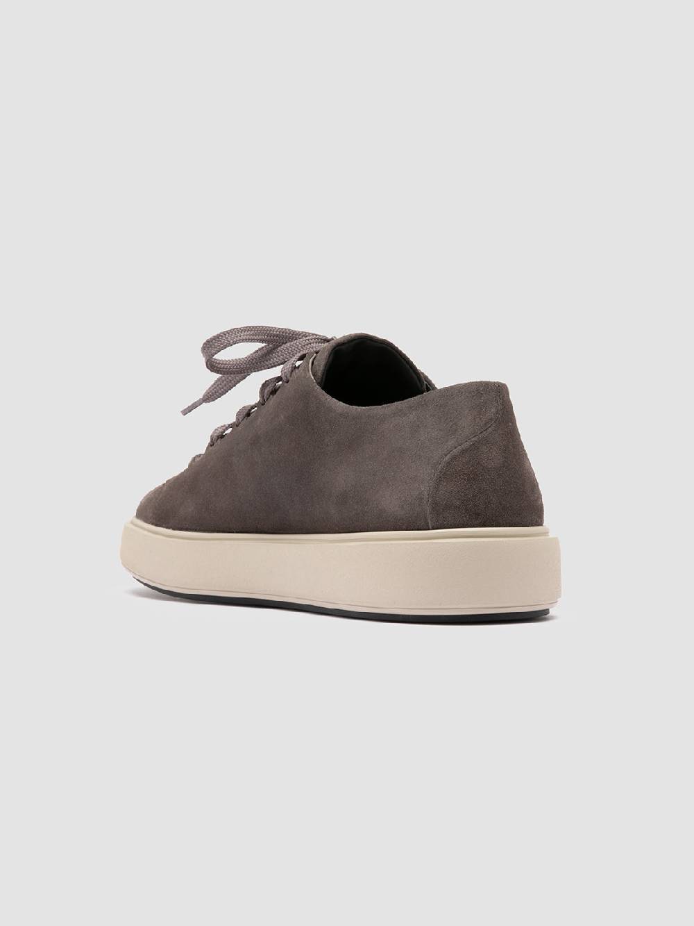 Officine Creative REMASTER 001 Sneaker Basse in Pelle Scamosciata Grigia Sostegno trimestrale