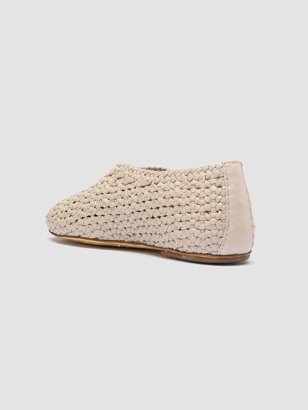 Officine Creative BESSIE 011 Mocassini in Pelle Nebbia Enormi sconti