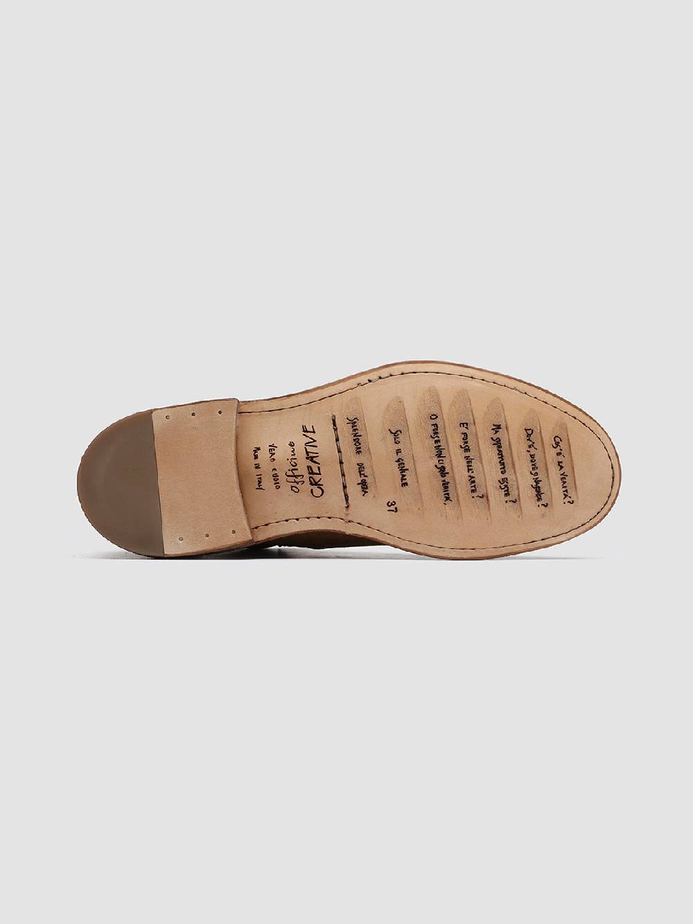 Officine Creative LINZI 001 Stivaletti Chelsea in Pelle Scamosciata Marrone 50% di sconto con spedizione gratuita