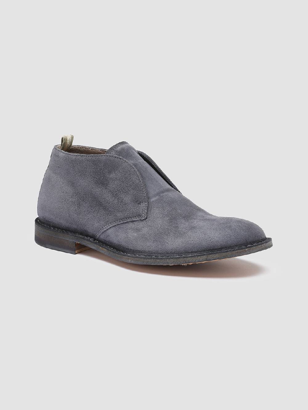 Officine Creative LINZI 008 Polacchine in Pelle Scamosciata Blu Limitato a 3 giorni