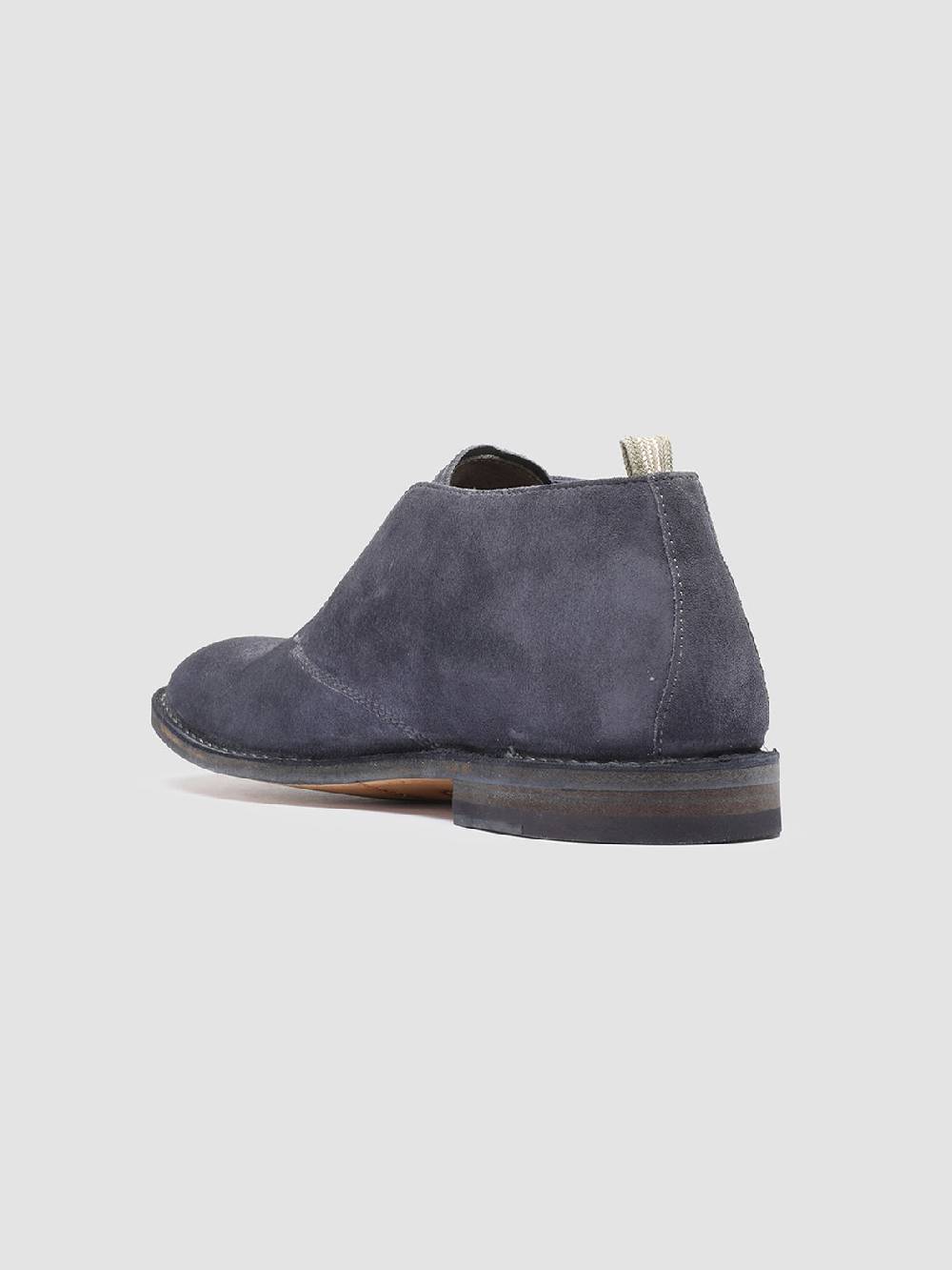 Officine Creative LINZI 008 Polacchine in Pelle Scamosciata Blu Limitato a 3 giorni
