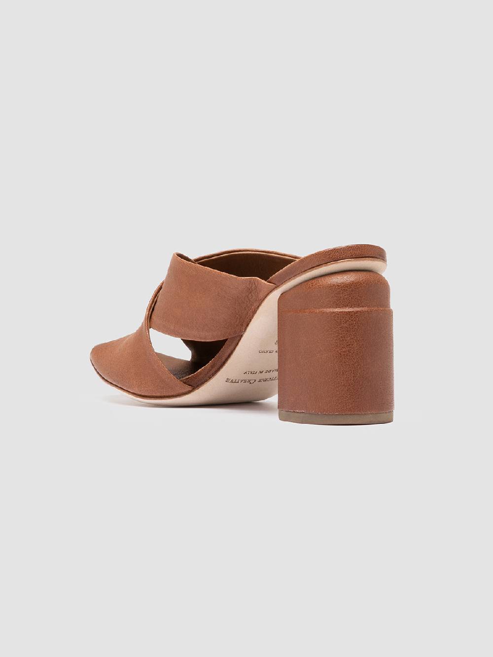 Officine Creative EMILIE 003 Sandali in Pelle Marrone Black Friday Prezzi