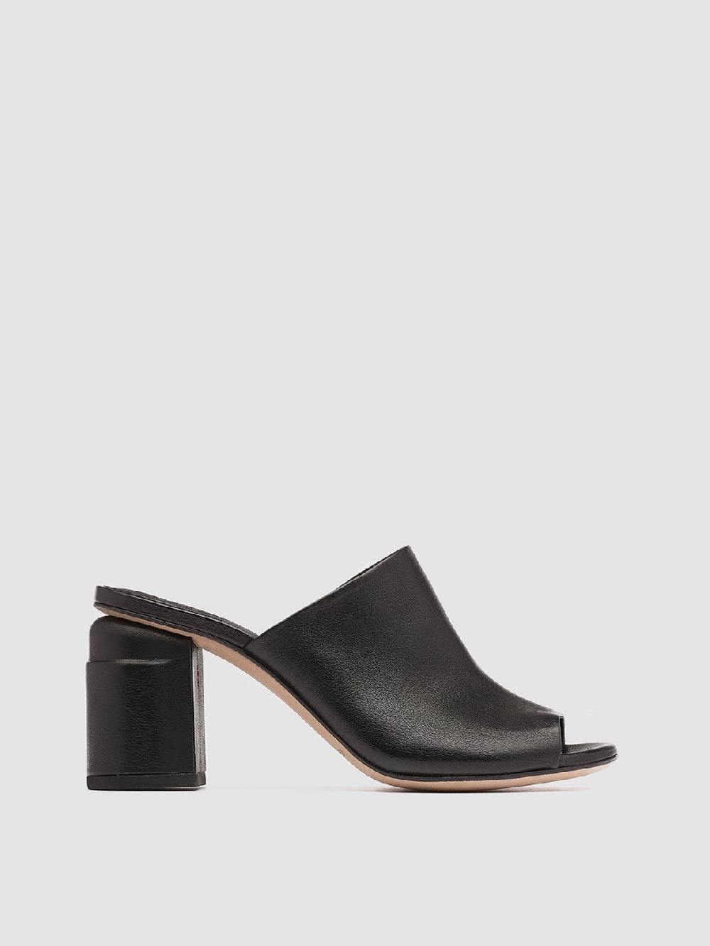 Officine Creative EMILIE 002 Sandali in Pelle Nera In vendita