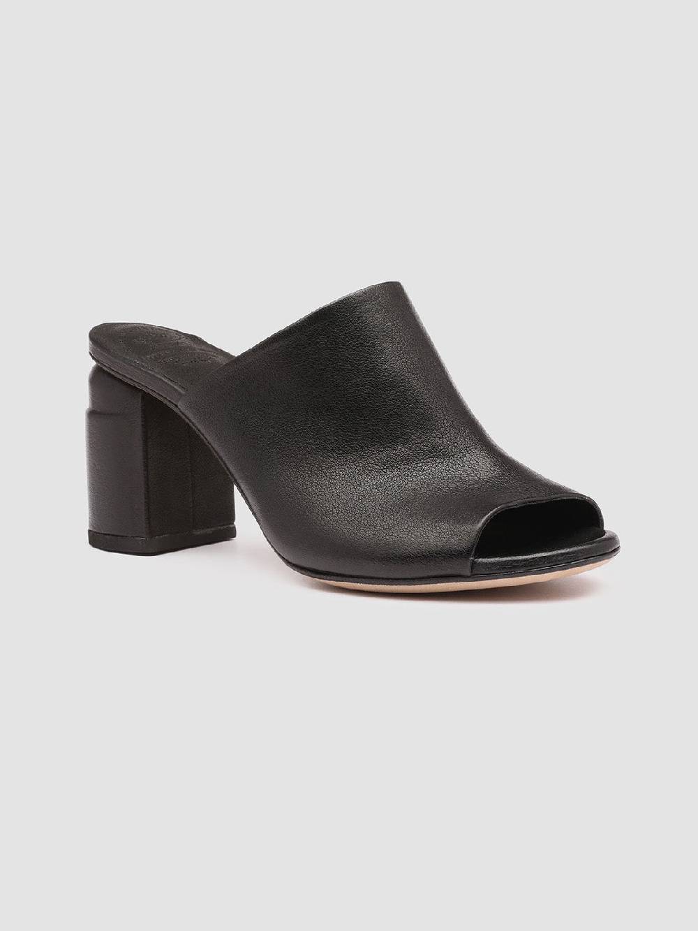 Officine Creative EMILIE 002 Sandali in Pelle Nera In vendita