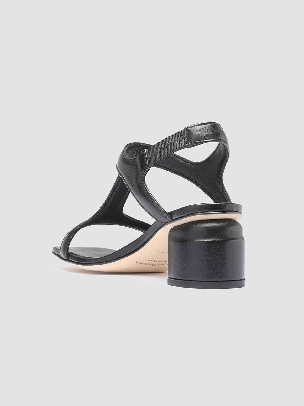 Officine Creative ELSIE 002 Sandali in Nappa Nera 50% di sconto per tempo limitato