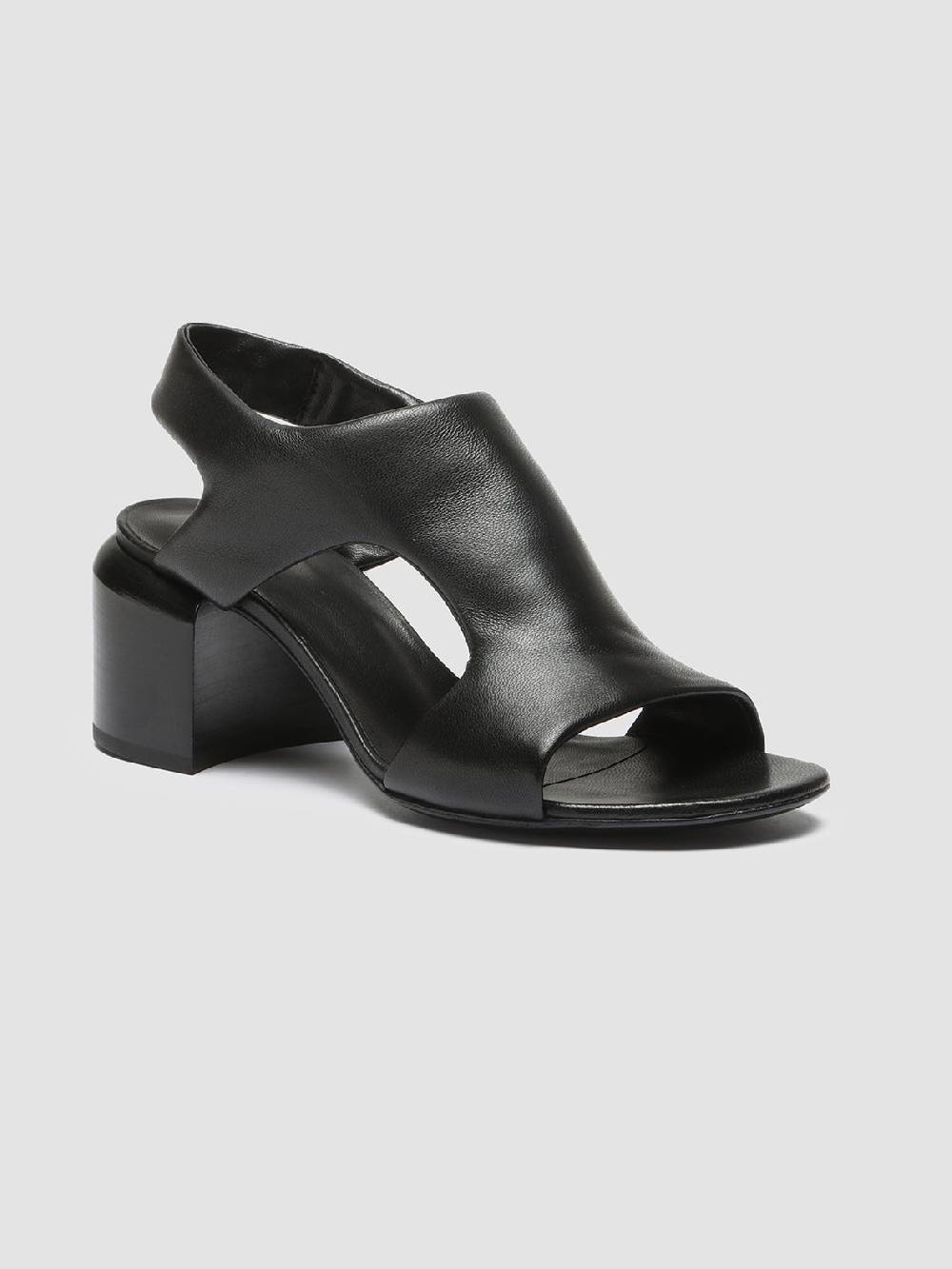 Officine Creative ETHEL 013 Sandali in Pelle Nera 2025
