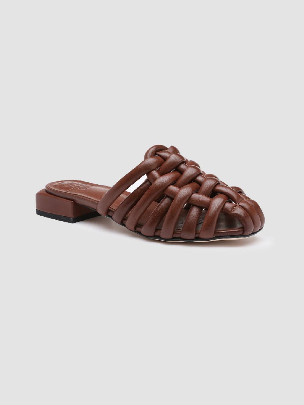 Officine Creative GILLIAN 006 Sandali in Pelle Marrone Italy
