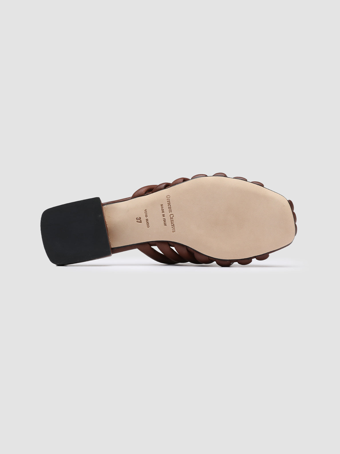 Officine Creative GILLIAN 006 Sandali in Pelle Marrone Italy