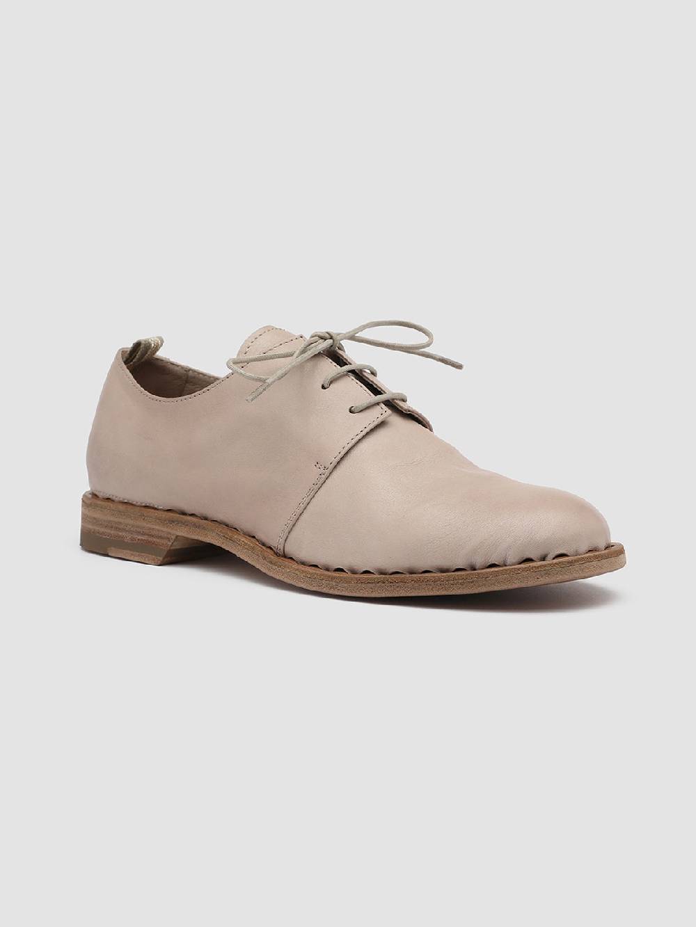 Officine Creative GRAPHITE 001 Derby in Pelle Avorio Italia
