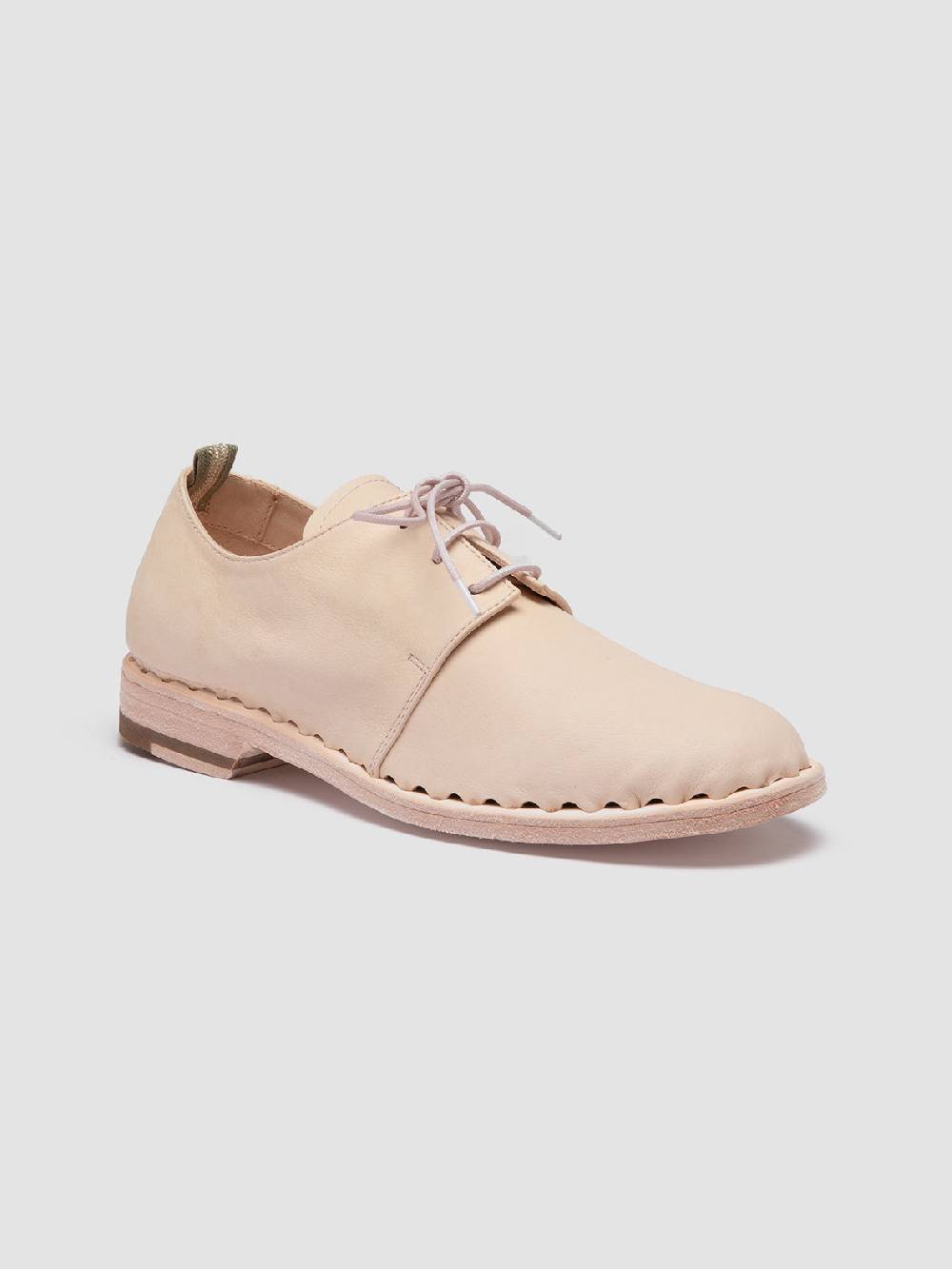 Officine Creative GRAPHITE 001 Derby in Pelle Rosa In Linea
