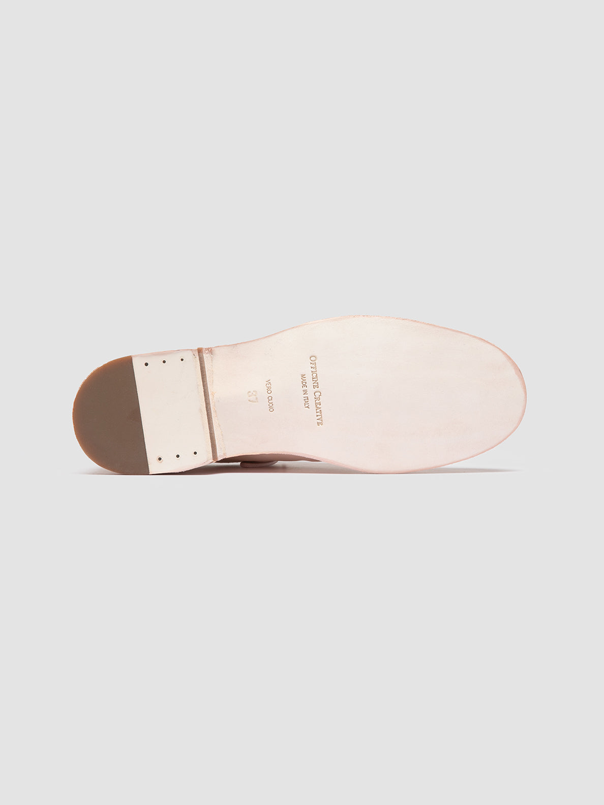 Officine Creative GRAPHITE 001 Derby in Pelle Rosa In Linea