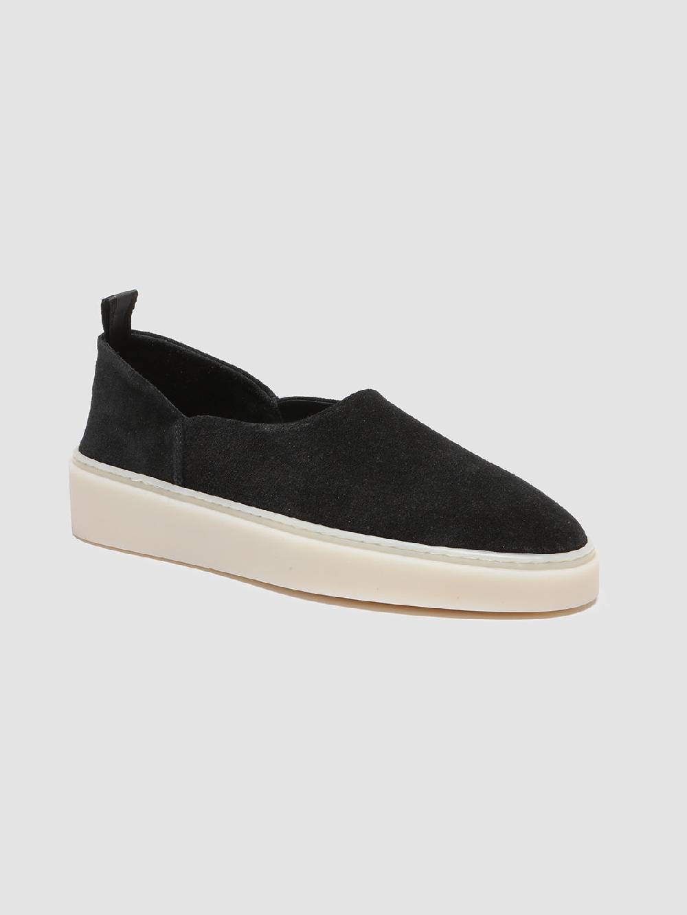 Officine Creative MUSKRAT 101 Sneaker in Pelle Scamosciata Nera Spedizione Gratuita